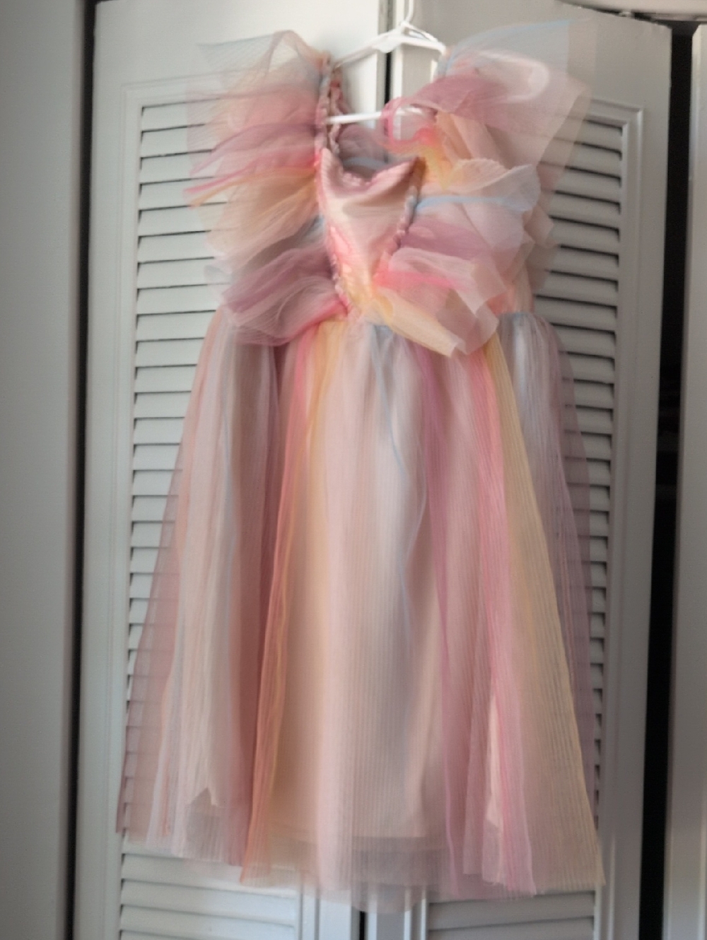 Pastel Multi-Color Tulle Party Dress